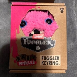 Fuggler Baby Pinkles Pink Valentine's Day Winged Bat Baby Fugg 3.5" Keyring